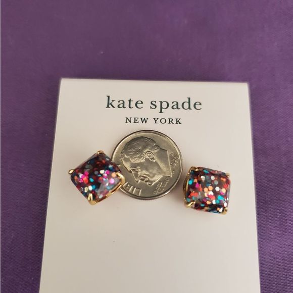 Kate Spade Multicolor Glitter Earrings - Picture 3 of 5